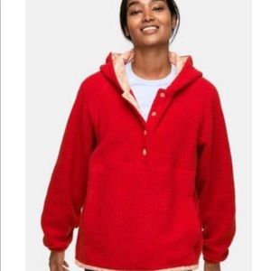 Outdoor voices snap fleece pullover